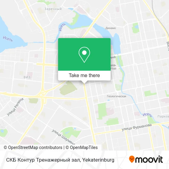 СКБ Контур Тренажерный зал map