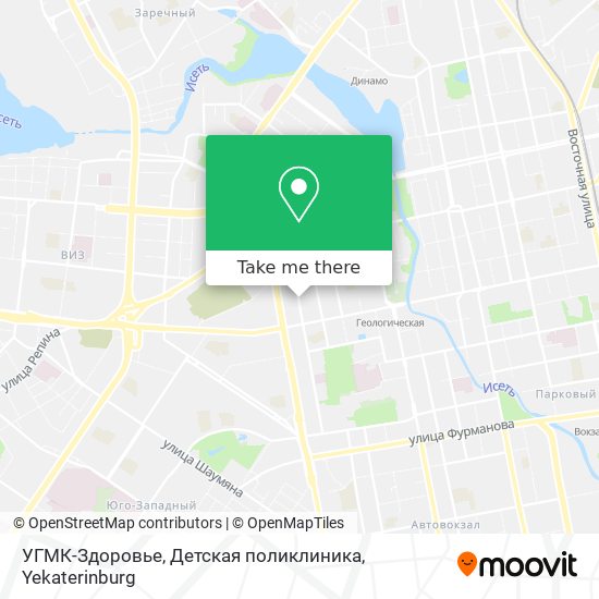 УГМК-Здоровье, Детская поликлиника map