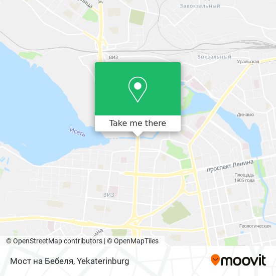 Мост на Бебеля map