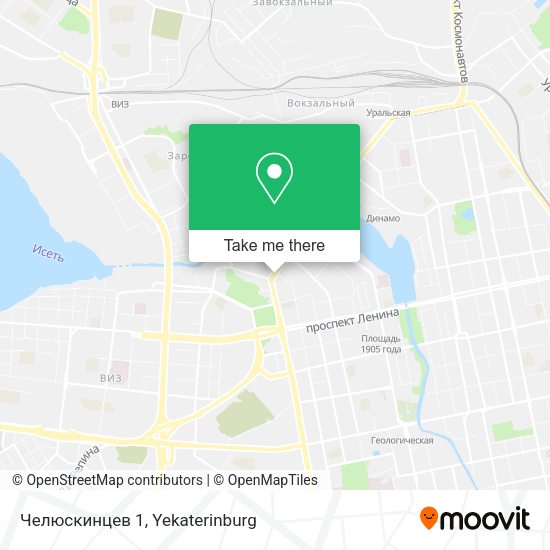 Челюскинцев 1 map