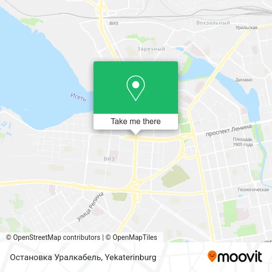 Остановка Уралкабель map