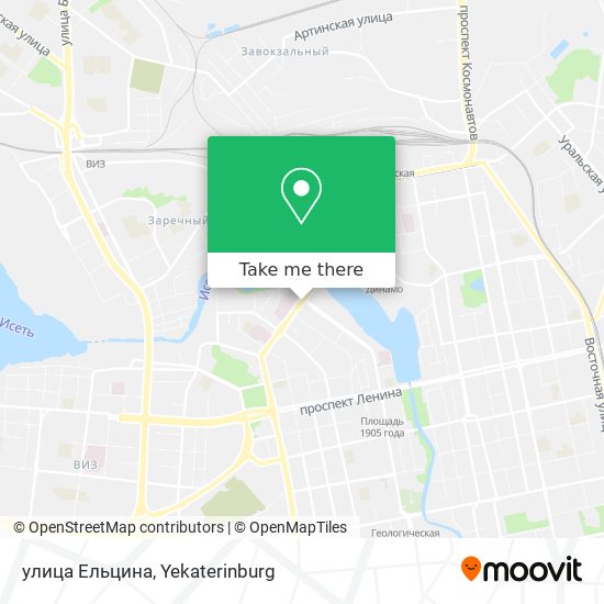 улица Ельцина map