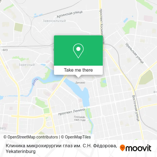 Клиника микрохирургии глаз им. С.Н. Фёдорова map