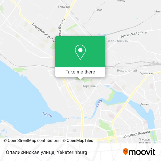 Опалихинская улица map