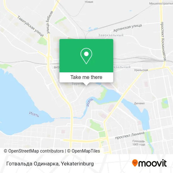 Готвальда Одинарка map