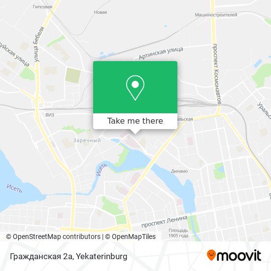 Гражданская 2а map