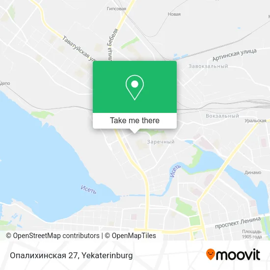 Опалихинская 27 map