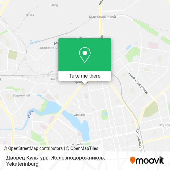 Дворец Культуры Железнодорожников map