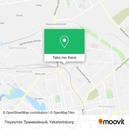 Переулок Трамвайный map