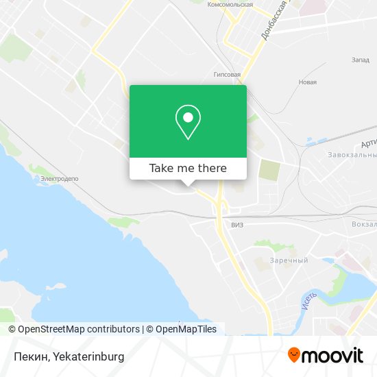 Пекин map
