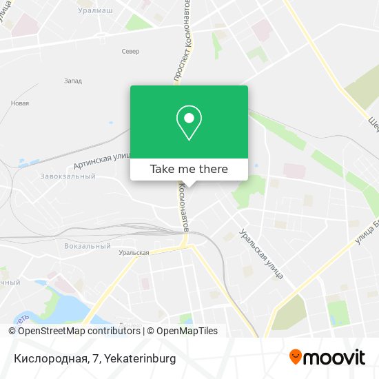Кислородная, 7 map