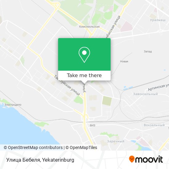 Улица Бебеля map
