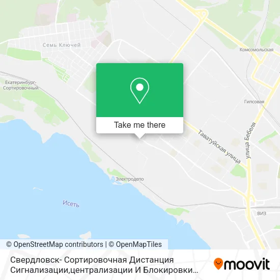 Свердловск- Сортировочная Дистанция Сигнализации,централизации И Блокировки ШЧ-5 map