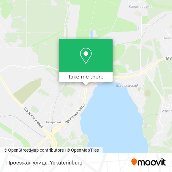 Проезжая улица map