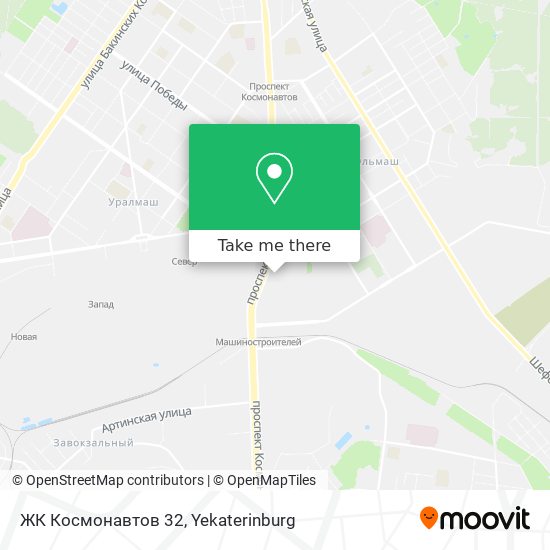 ЖК Космонавтов 32 map