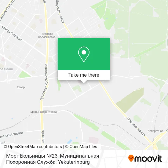 Морг Больницы №23, Муниципальная Похоронная Служба map