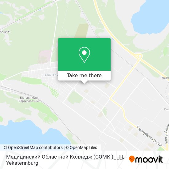 Медицинский Областной Колледж (СОМК )🏥🔬📚 map