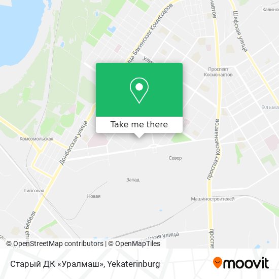 Старый ДК «Уралмаш» map