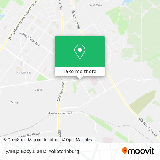 улица Бабушкина map