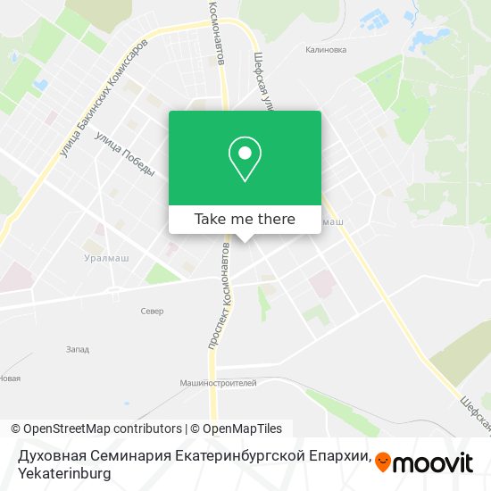 Духовная Семинария Екатеринбургской Епархии map