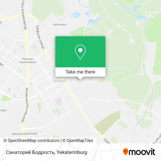 Санаторий Бодрость map