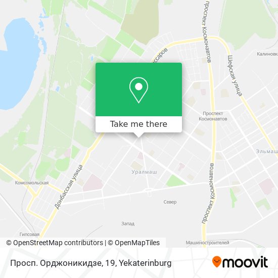 Просп. Орджоникидзе, 19 map