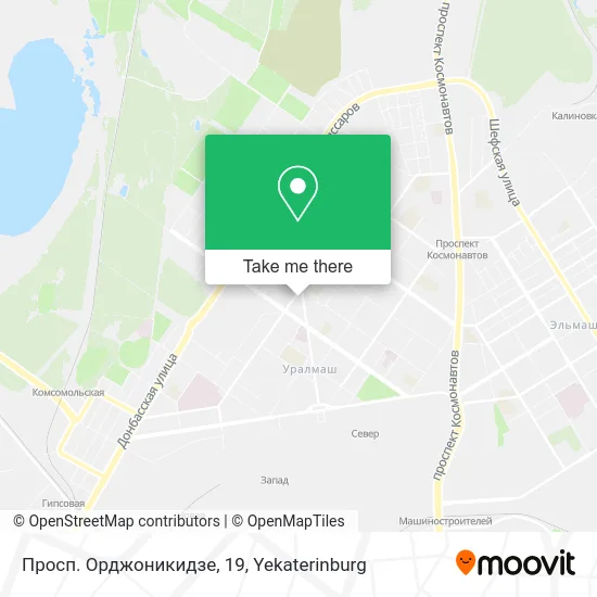 Просп. Орджоникидзе, 19 map