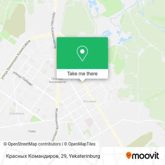 Красных Командиров, 29 map