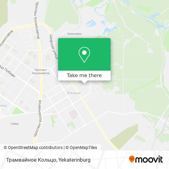 Трамвайное Кольцо map