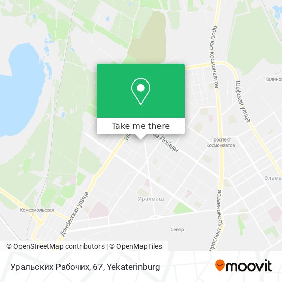 Уральских Рабочих, 67 map