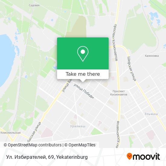 Ул. Избирателей, 69 map