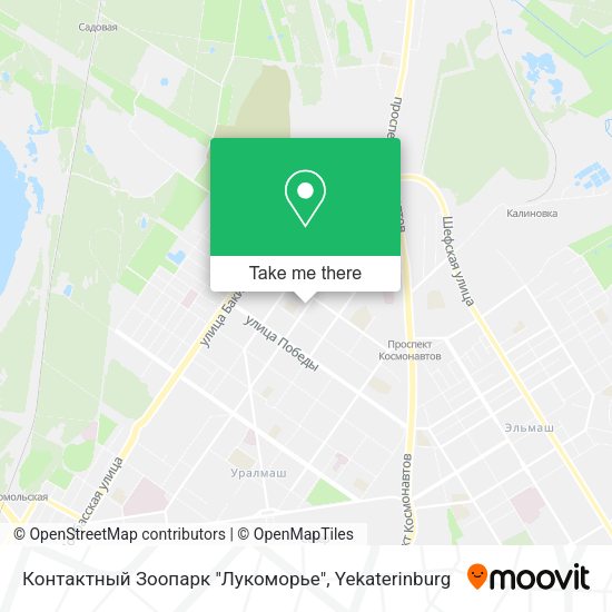 Контактный Зоопарк "Лукоморье" map