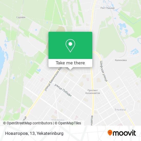 Новаторов, 13 map