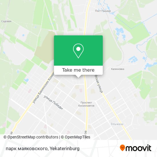 парк маяковского map