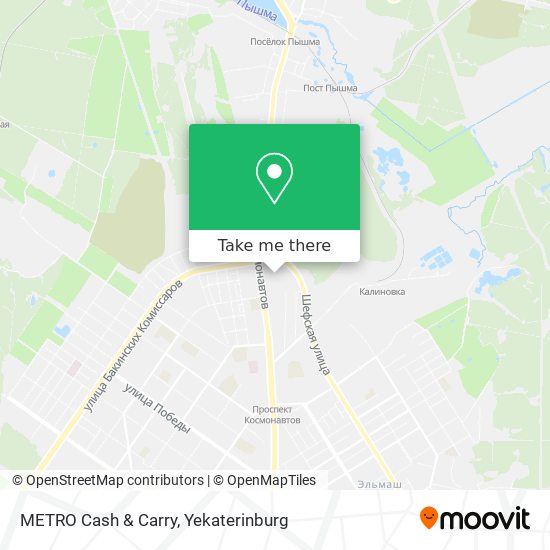 METRO Cash & Carry map