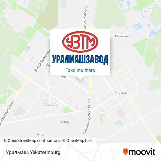 Уралмаш map