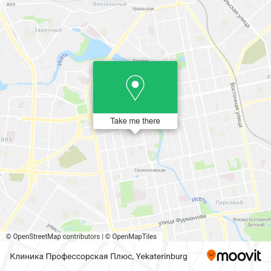 Клиника Профессорская Плюс map