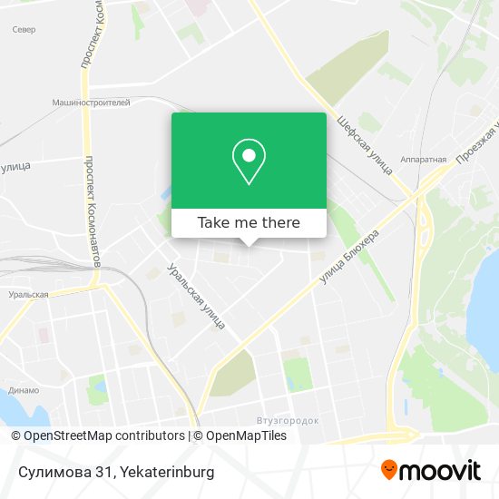 Сулимова 31 map
