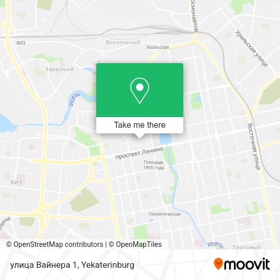 улица Вайнера 1 map