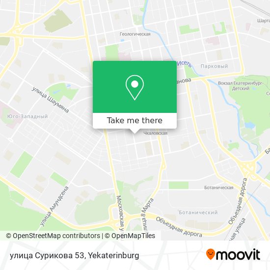 улица Сурикова 53 map