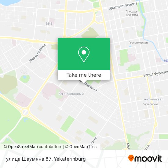 улица Шаумяна 87 map