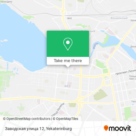 Заводская улица 12 map