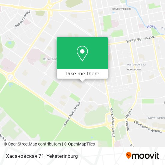 Хасановская 71 map