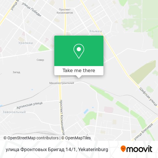 улица Фронтовых Бригад 14/1 map