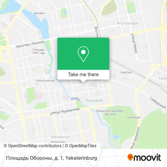 Площадь Обороны, д. 1 map