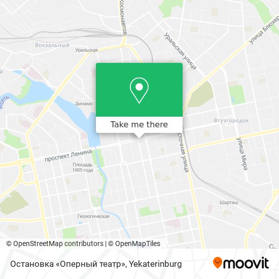 Остановка «Оперный театр» map
