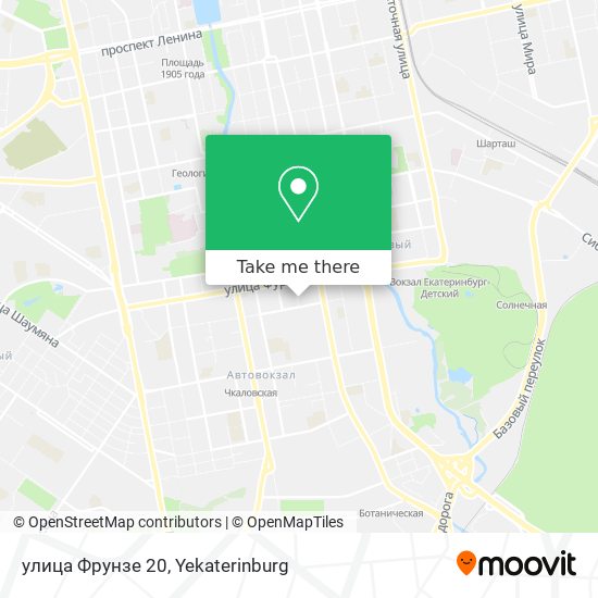 улица Фрунзе 20 map