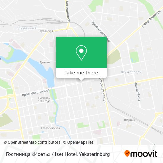 Гостиница «Исеть» / Iset Hotel map