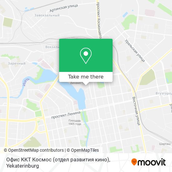 Офис ККТ Космос (отдел развития кино) map