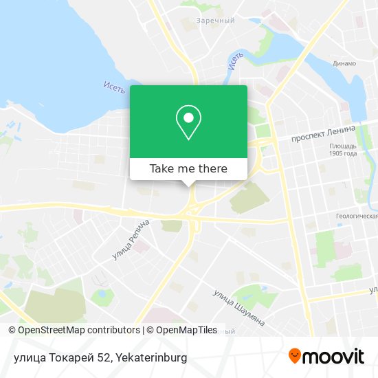 улица Токарей 52 map